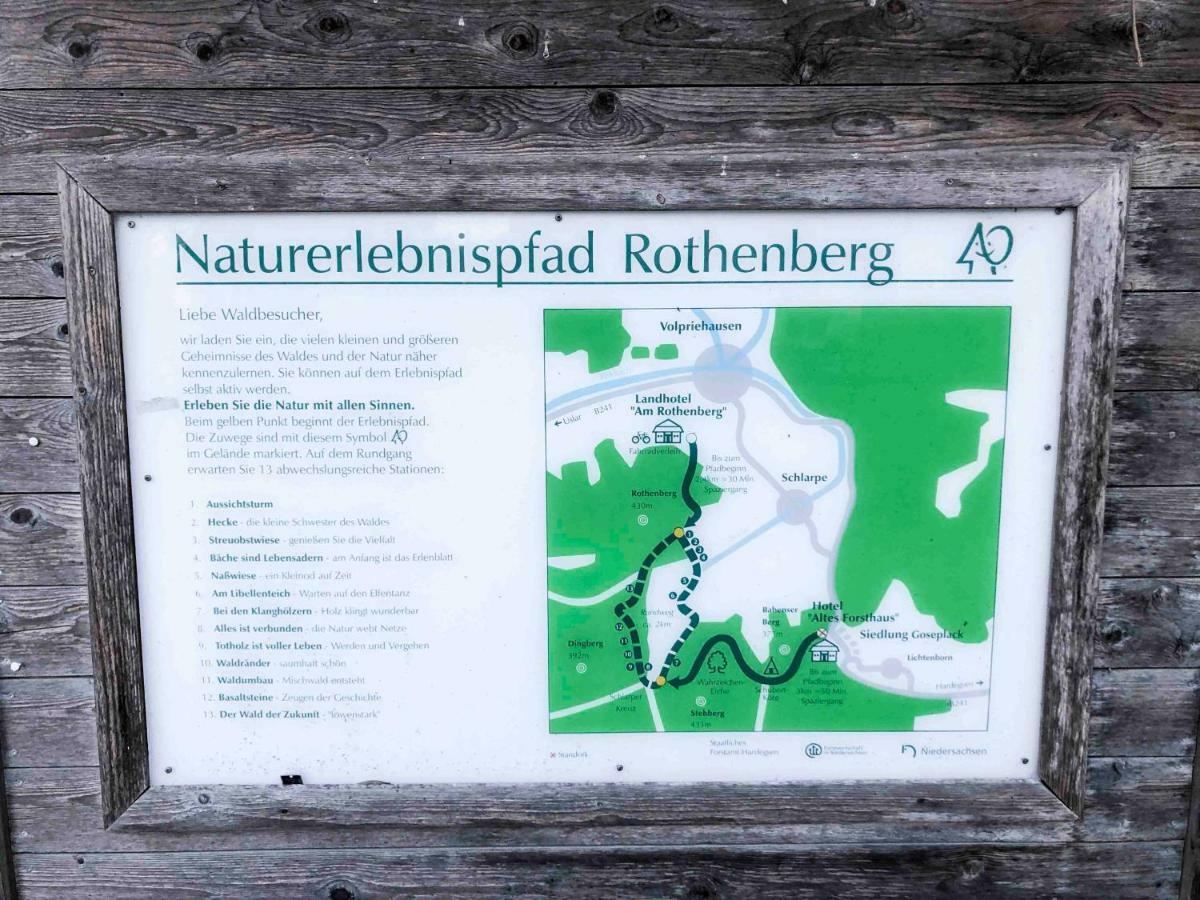 Altes Forsthaus Goseplack Hotell Hardegsen Eksteriør bilde